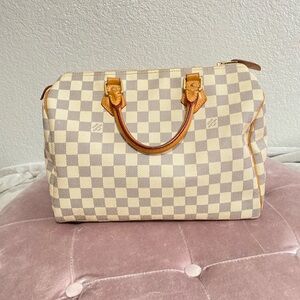 Authentic Louis Vuitton speedy 30 damier azur